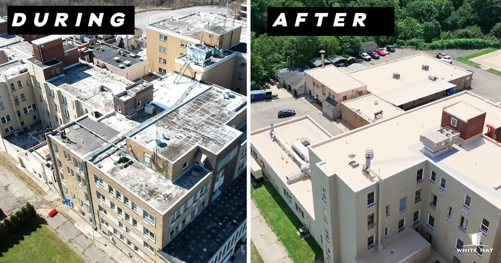 White Hat Industrial before and after restoration with spf systems 3